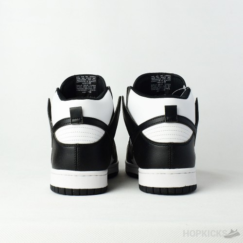 black and white sb dunk high